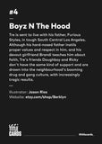 Title Cards "#4 Boyz N The Hood" Print