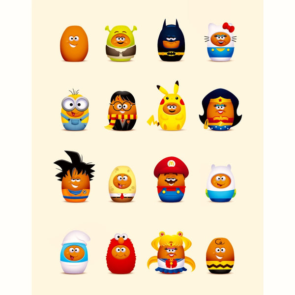 Jerrod Maruyama "Happy Nuggets" Print
