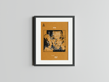 Title Cards "#7 I Am Not Your Negro" Framed Print