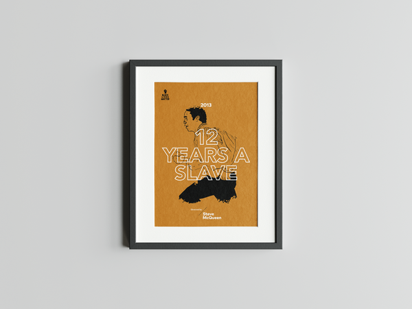 Title Cards "#8 12 Years A Slave" Framed Print