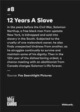 Title Cards "#8 12 Years A Slave" Print
