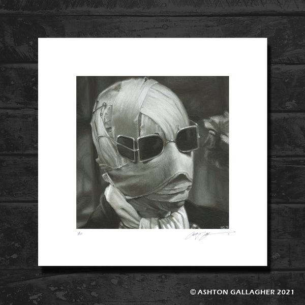 Ashton Gallagher "The Invisible Man" Print