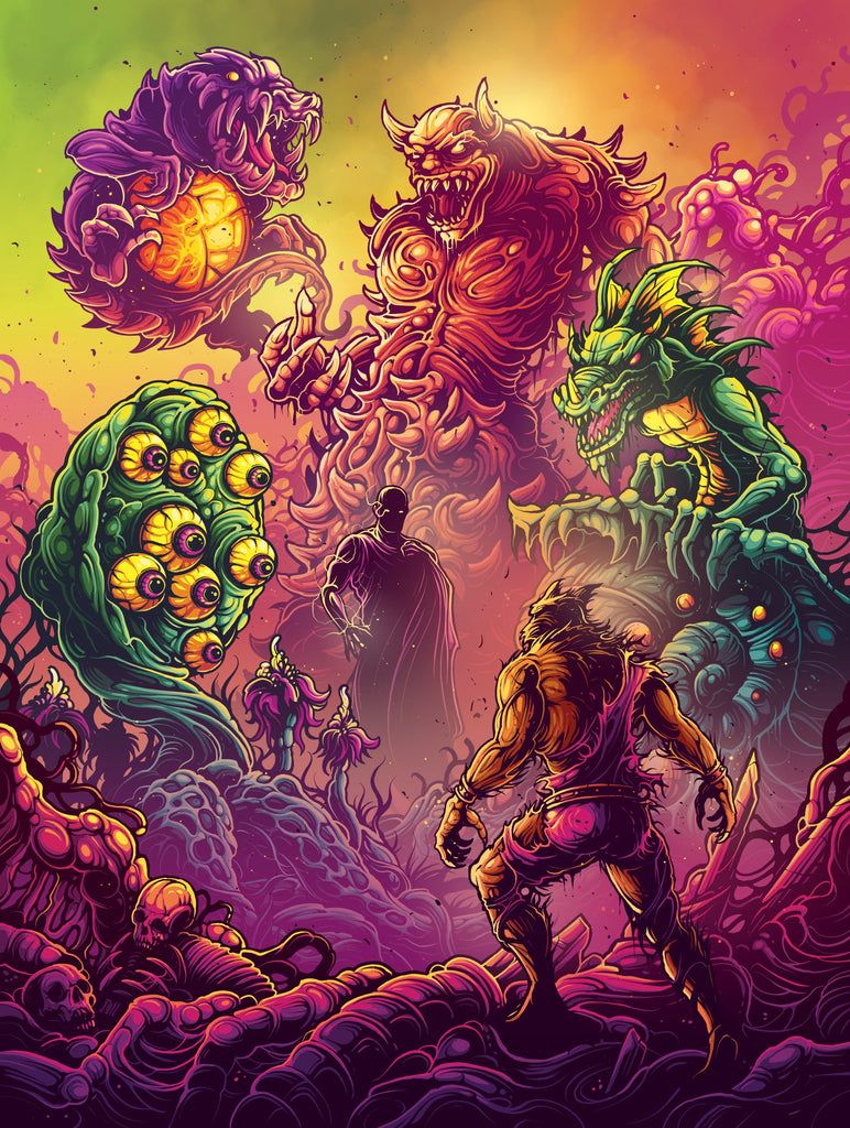 Dan Mumford "Rise from your grave." Framed Print