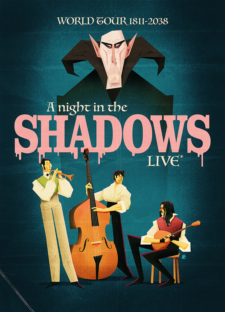 Mark Borgions "A Night in the Shadows" Print