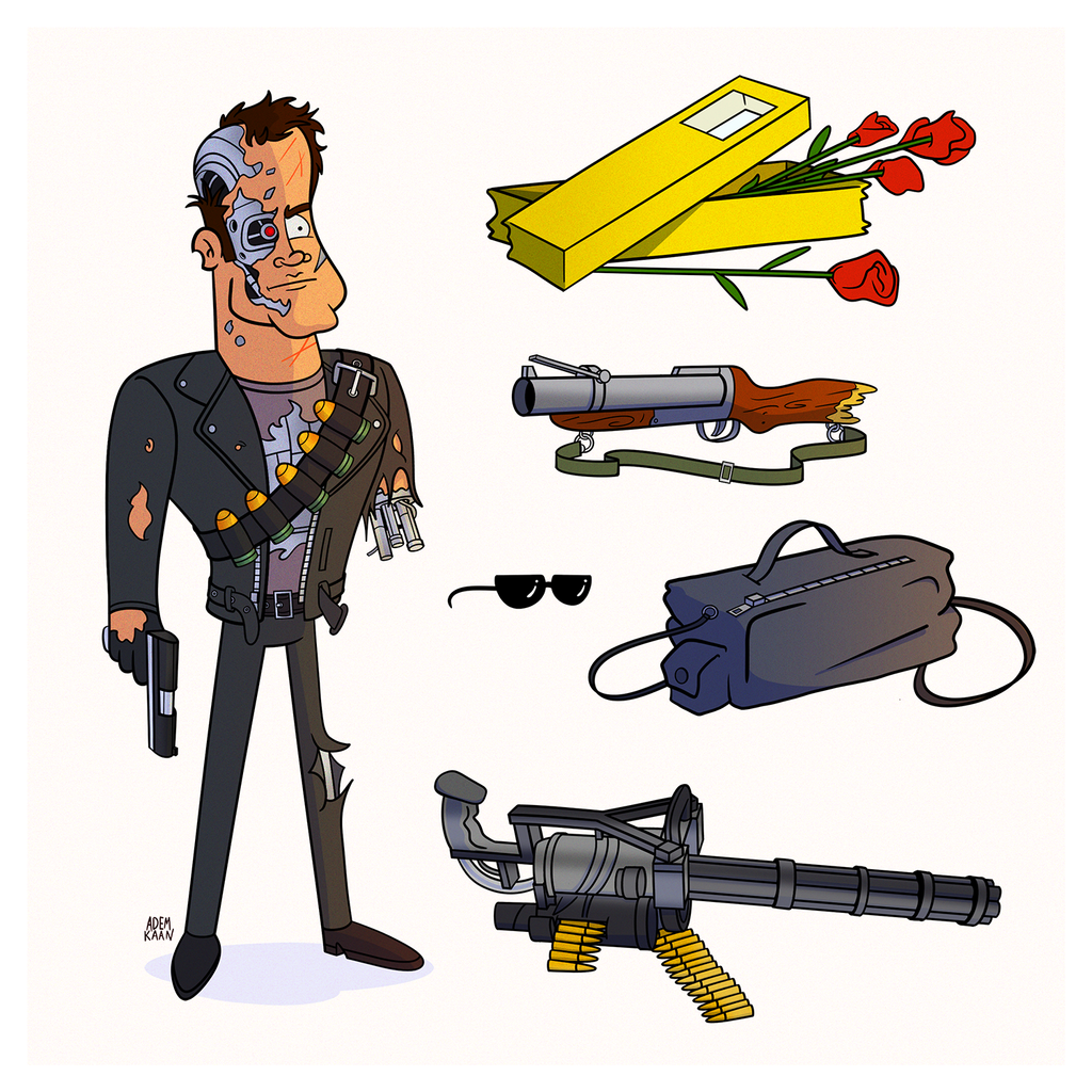 Adem Kaan "Hasta la vista, baby" Print
