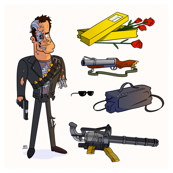 Adem Kaan "Hasta la vista, baby" Print