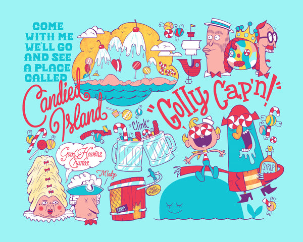 Alex Riegert-Waters "Golly Cap'n" Print