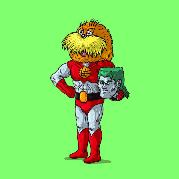 Alex Solis "Captain Planet Unmasked" Print