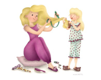 Alexandria Gold "Barbie #2: Slumber Party" Print