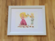 Alexandria Gold "Barbie #2: Slumber Party" Framed Print