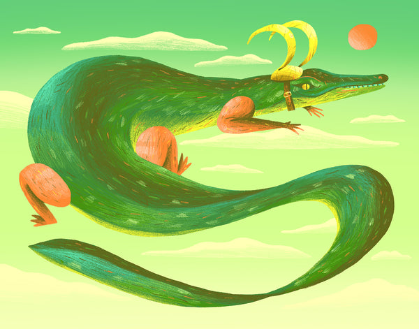 Scott Balmer "Alligator Loki" Print