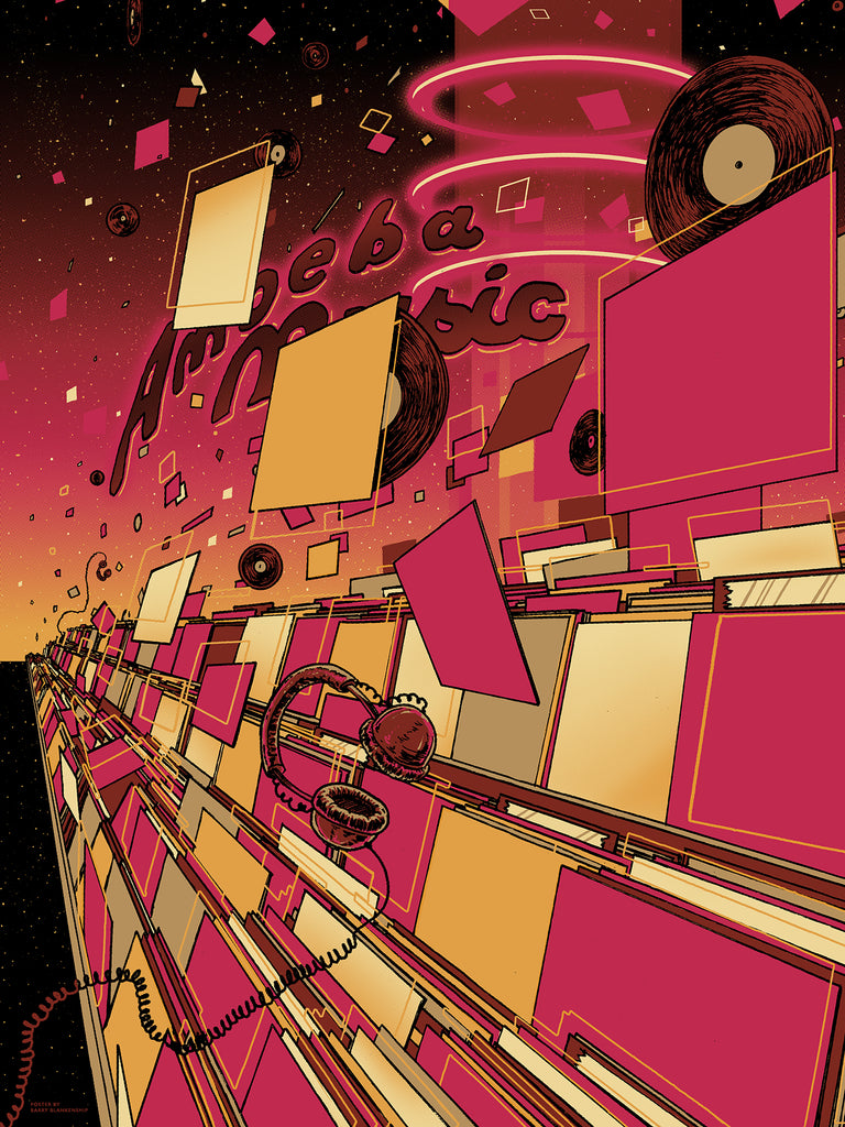 Barry Blankenship "Records" Print