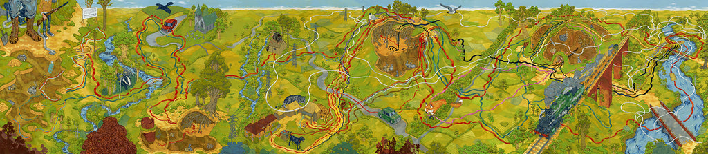 Andrew DeGraff "The Watership Down Triptych" Print