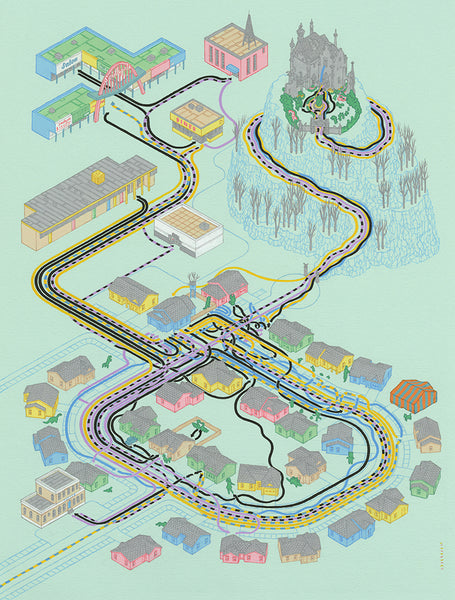 Andrew DeGraff "Paths of Edward" Print