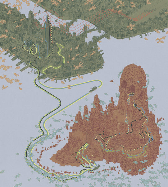 Andrew DeGraff "Paths of Kong" Print