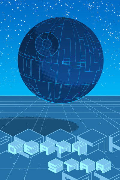 Andrew Trabbold “Death Star” Postcard Print