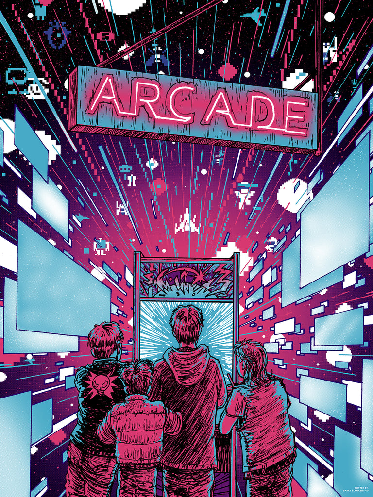 Barry Blankenship "Arcade" Print