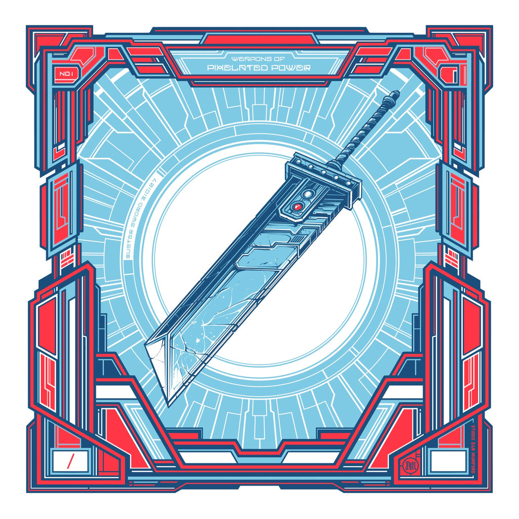 Dan Mumford “Buster Sword.” Print