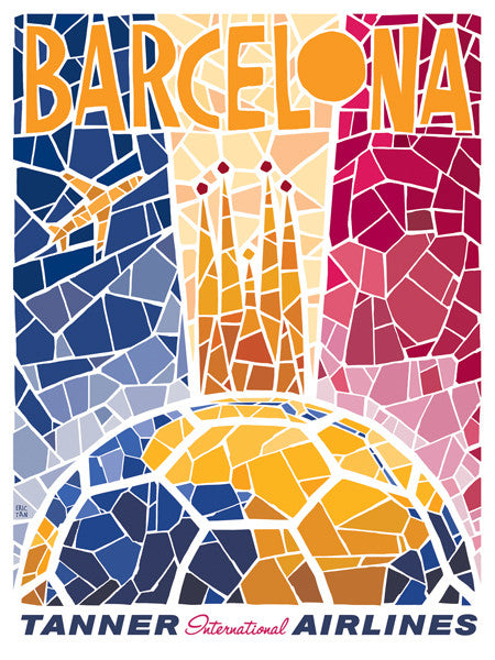 Eric Tan "Barcelona" Print