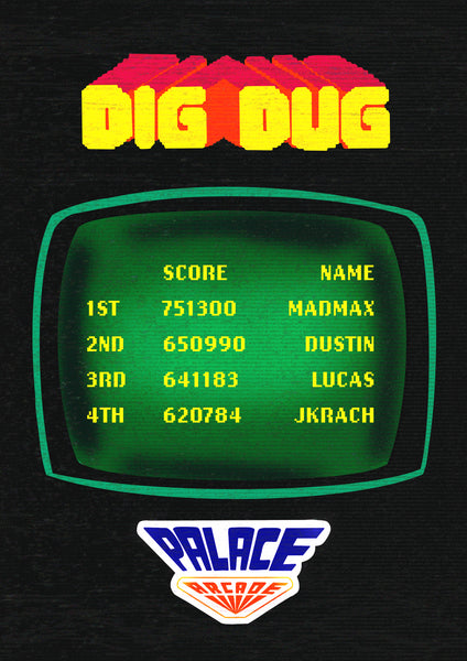 Becca Eastment "Dig Dug" Print