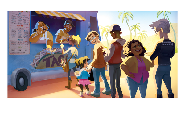 Betsy Bauer "Taco Truck LA" Print