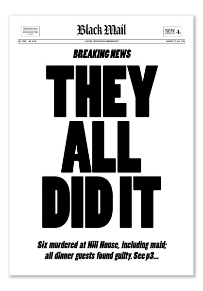 Andrew Birney "Blackmail" Print