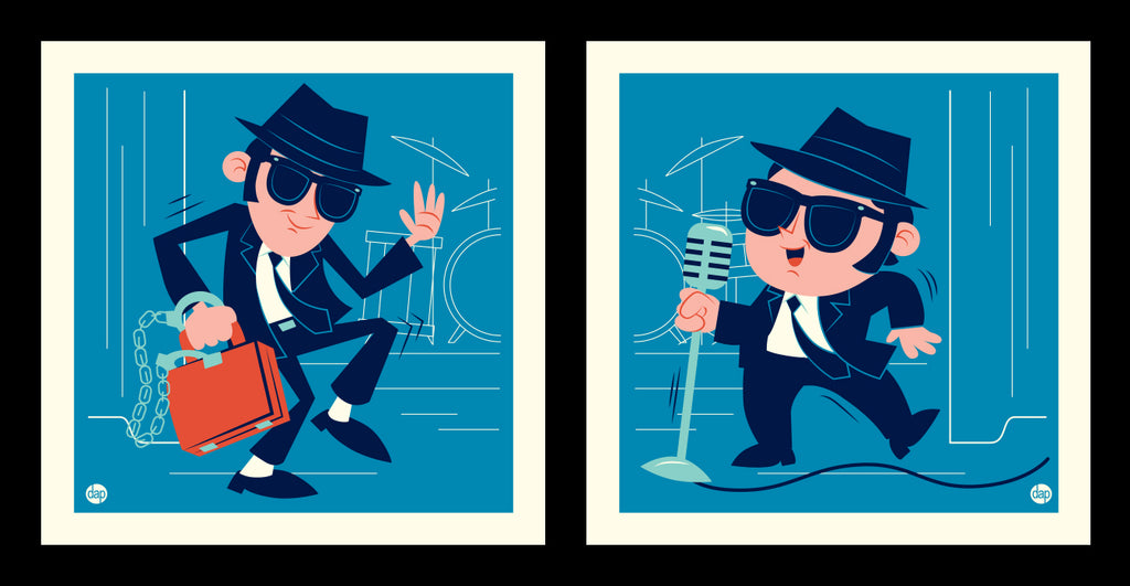 Dave Perillo "On a mission from God." Print Set