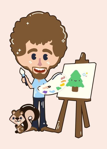 Kristy Edgar "Happy Trees" Print