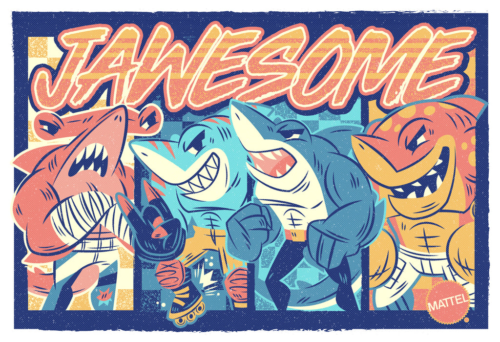 Bobby O'Herlihy "Street Sharks" Print