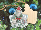 Brad Albright "Amélie Traveling Garden Gnome" Ornament