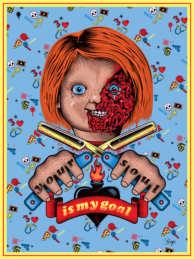 Si Heard "Your Soul Is My Goal (Good Guys Edition)" Print