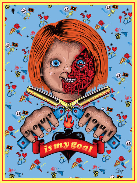 Si Heard "Your Soul Is My Goal (Good Guys Edition)" Print