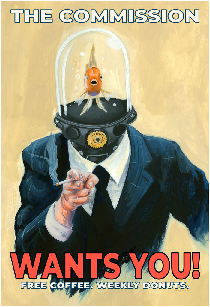 Jason Chalker "The Commission Wants You" Print