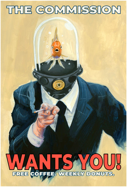 Jason Chalker "The Commission Wants You" Print