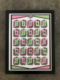 Austin Gilmore "25 Days of Christmas Advent Calendar" Framed Print