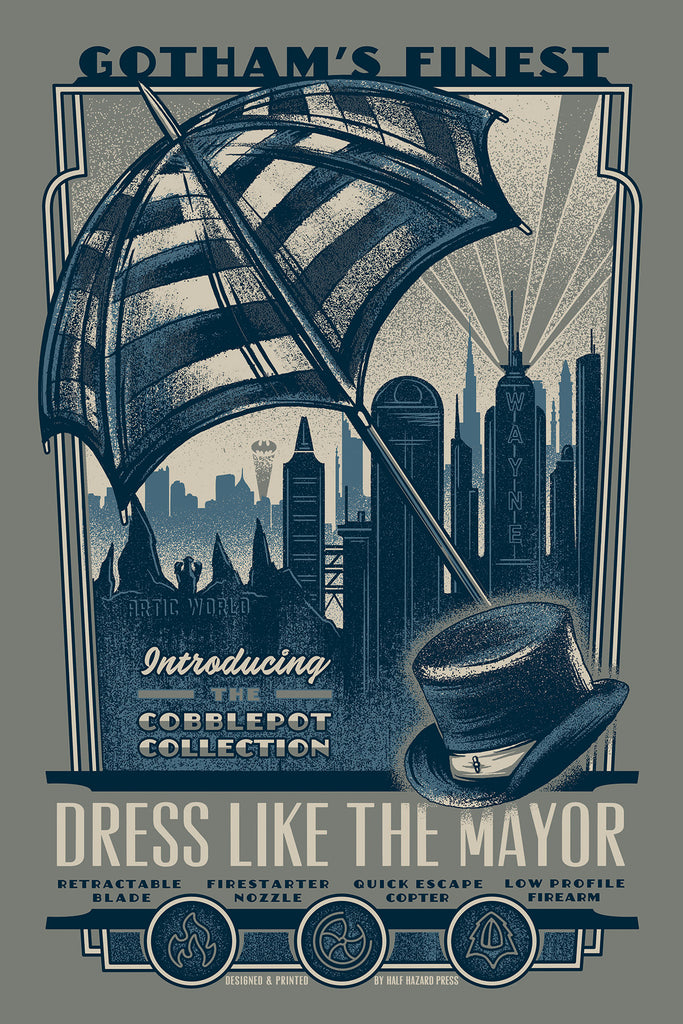 Christopher Gray of Half Hazard Press "Gotham's Finest" Print