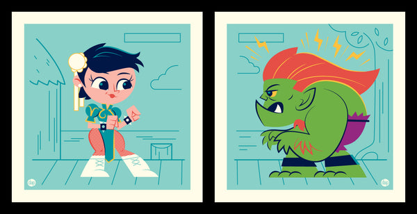 Dave Perillo "Chun Vs Jimmy" Print Set