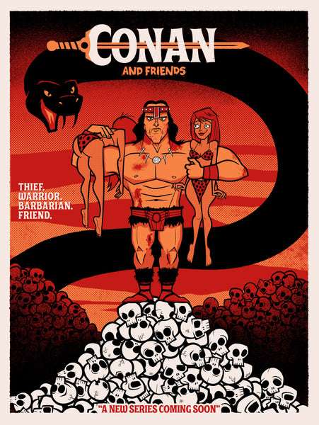 Justin White "Conan & Friends" Print