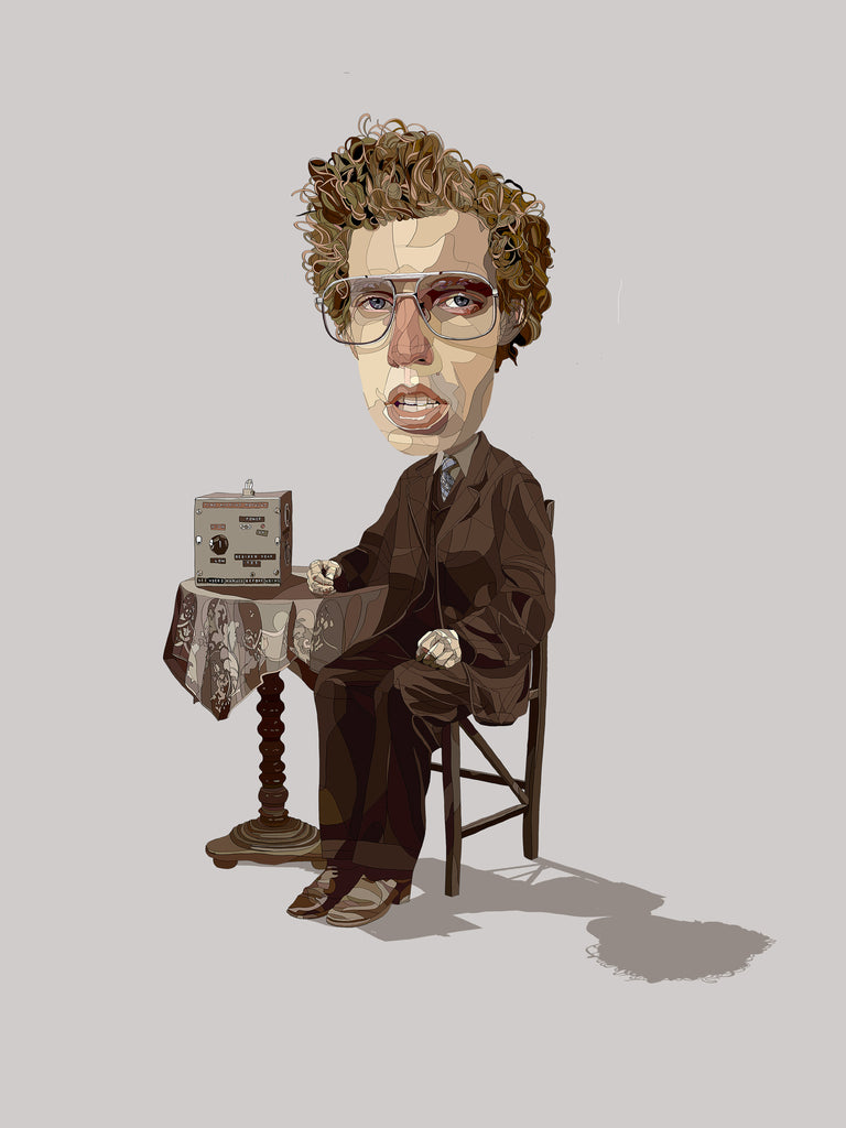 Conor Langton "Uncle Rico's Time Machine" Print