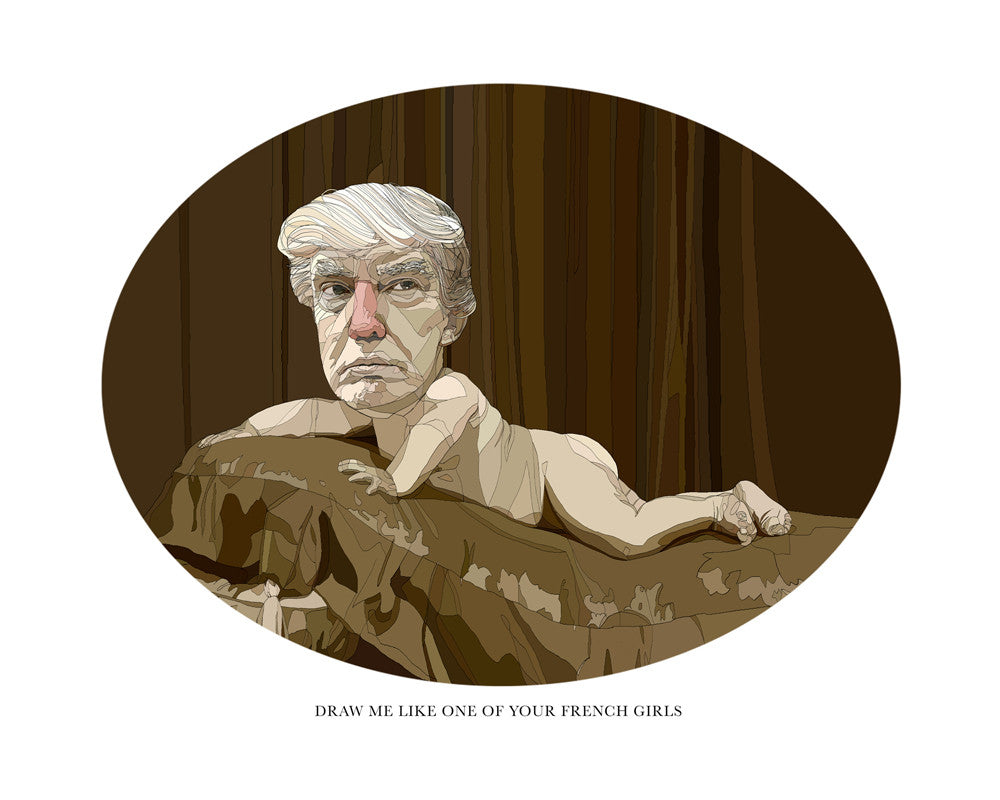 Conor Langton "DRAW ME LIKE ONE OF YOUR FRENCH GIRLS" Print