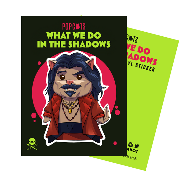 Arnel Baluyot - @TheNinjaBot "What We Do in the Shadows PopCats - Vladislav" Sticker