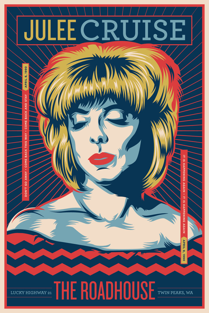 Jeffrey Everett / Rockets Are Red "Julee Cruise" Print