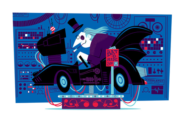 Doug LaRocca "Bat-O-Ride" Print