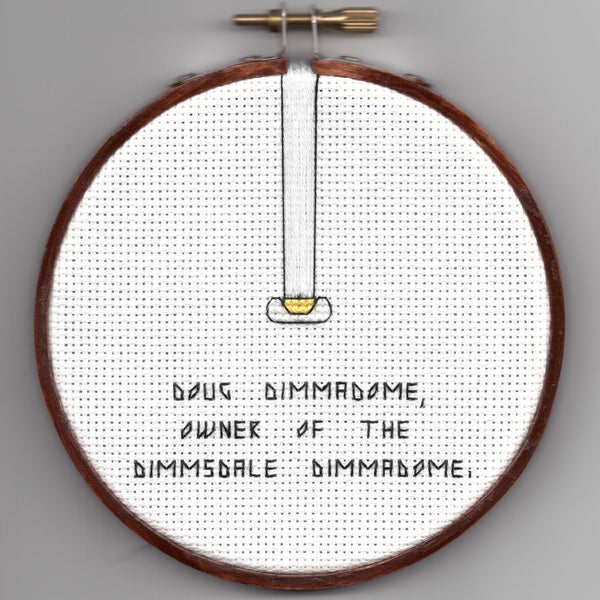 Oh Sew Nerdy "Doug Dimmadome, owner of the Dimmsdale Dimmadome."