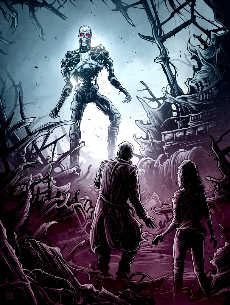 Dan Mumford "Come with me if you want to live - redux" Print
