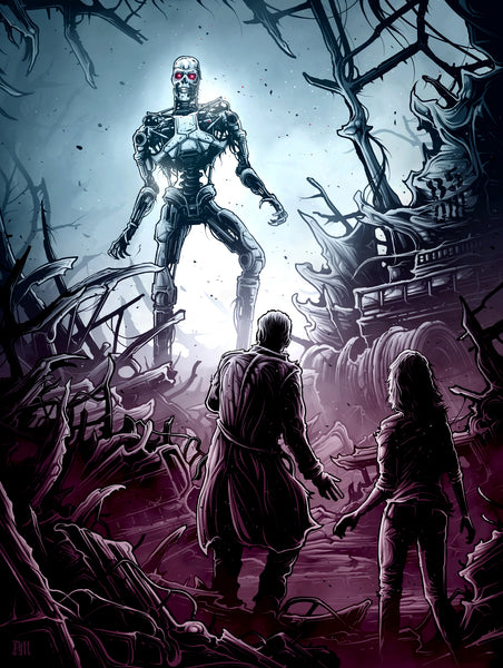 Dan Mumford "Come with me if you want to live - redux" Print