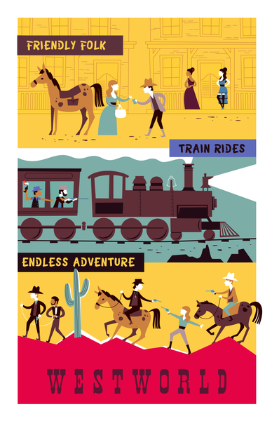 Daniel Clark "Westworld" Print