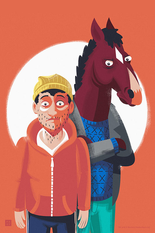 Danny Haas "Bojack and Todd" Print