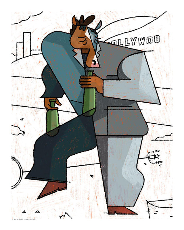 Dave Murray "Back in the 80's, I was in a very famous concert film" Print