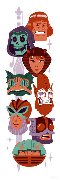 Dave Pryor "The Original Eight Masters" Print